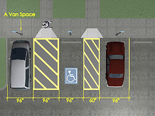 Van accessible space