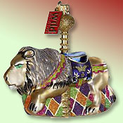 Carousel lion ornament