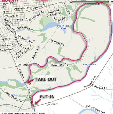 Grand River Route Map