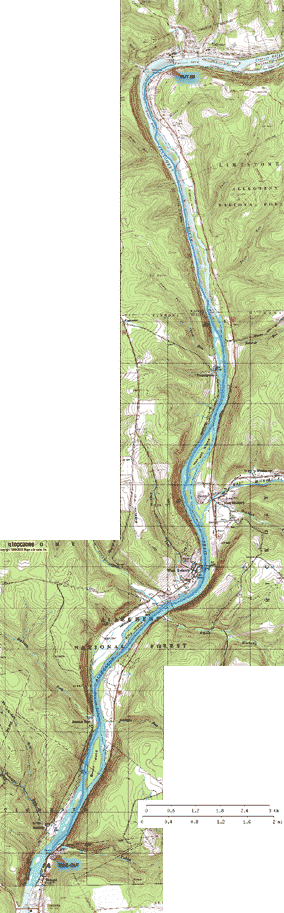 Tidioute to Tionesta paddle route