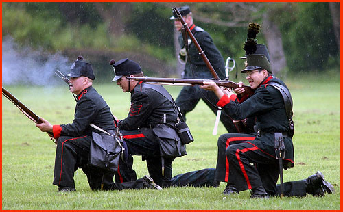 Queen's Own Rifles engage