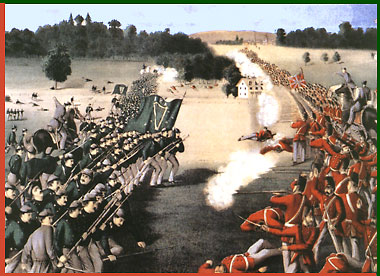 Battle of Ridgeway as depicted in popular art