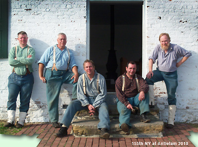 155th participants at Antietam NMB 2010