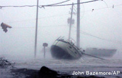 boats at intersection