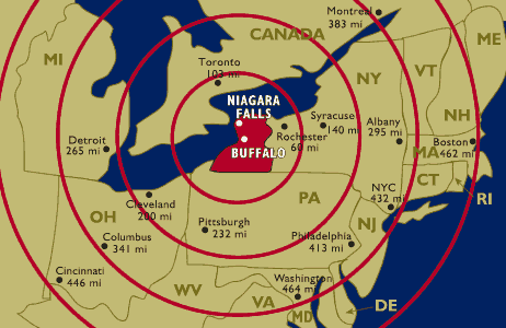 Nuclear Bomb Radius Interactive Map