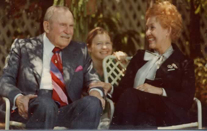 Travis, his grandaughter Tina, and wife Lysa, 1970s