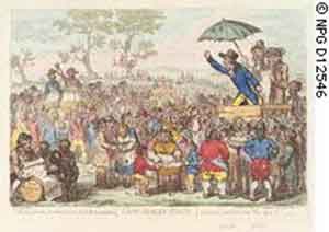 Gillray's cartoon of Thelwall