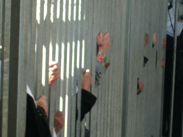 Women in queue, Qalandiya Checkpoint, June 2011. Photo by Irus Braverman