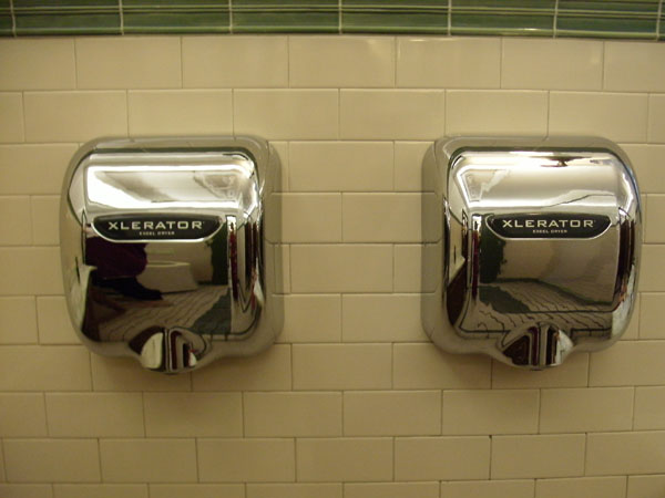 Sanitary blow-driers, public toilet in New York City. Photo by Irus Braverman