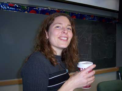 Sara with Coffee