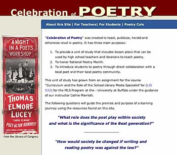 Poetry Unit web site