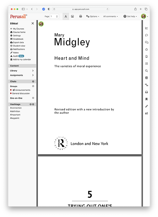 Trying Out One’s New Sword by Mary Midgley
