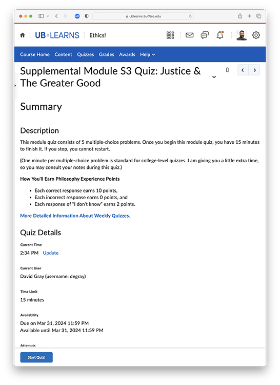 Module S3 quiz