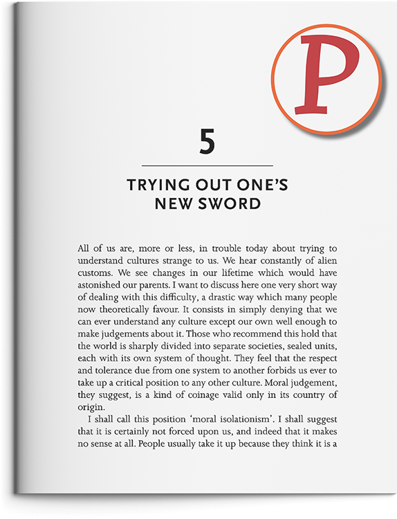 Trying Out One’s New Sword by Mary Midgley