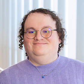 Photo of Teaching Assistant Violet Vonderhaar.