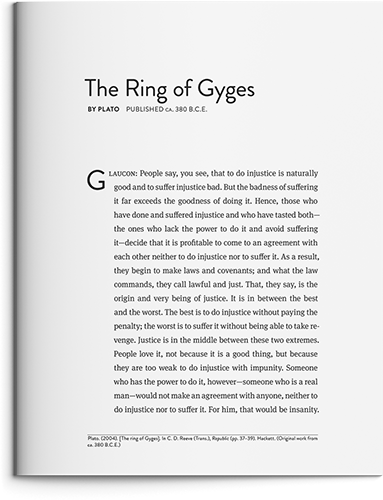 The Ring of Gyges by Plato