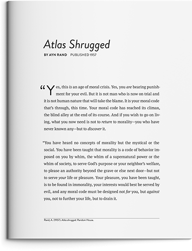 Atlas Shrugged by Ayn Rand