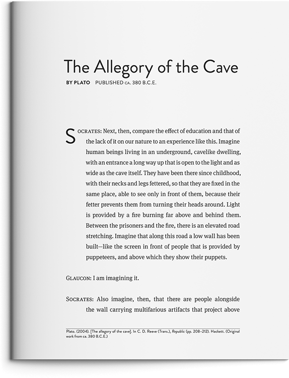 The Allegory of the Cave by Plato