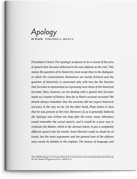 The Apology by Plato