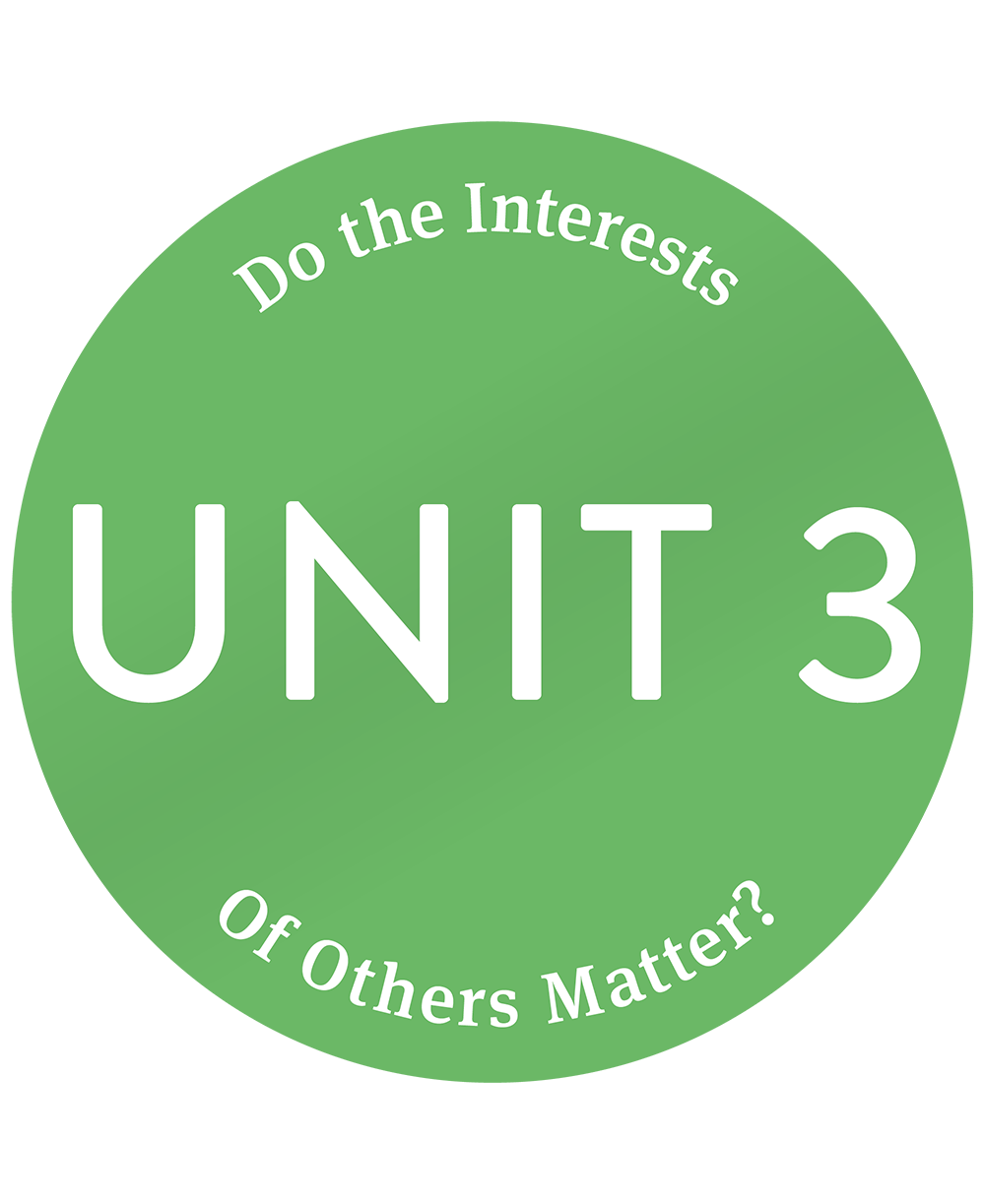 Unit 3: Do the Interests of Others Matter?