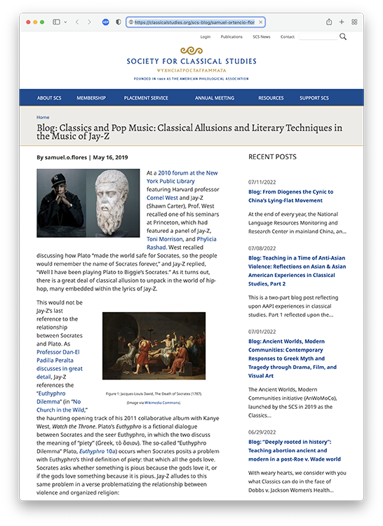 Classics & Pop Music by Samuel Ortencio Flores