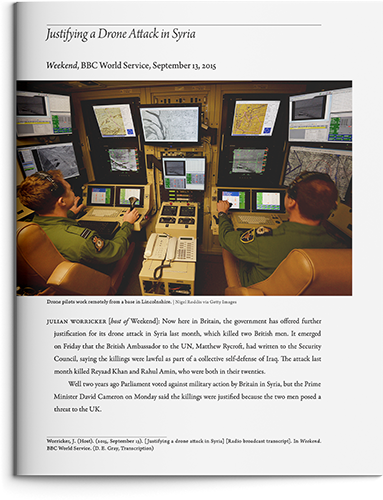 Justifying a Drone Attack with Julian Worricker