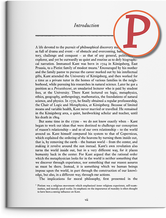 Introduction by Christine Korsgaard