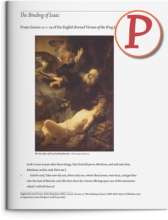 The Binding of Isaac from Genesis 22 & Abraham, Isaac, and Euthyphro by Norman Kretzmann