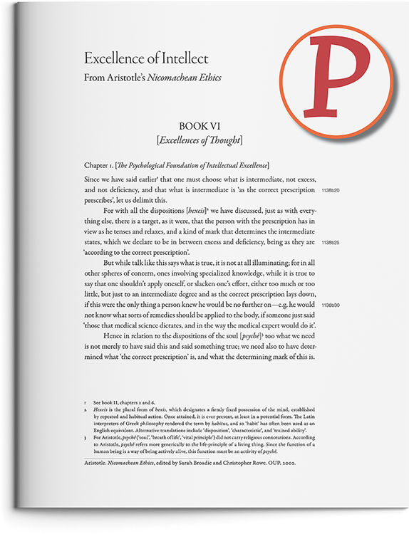 Excellence of Intellect by Aristotle & Courage and the 9/11 Hijackers by Bill Maher