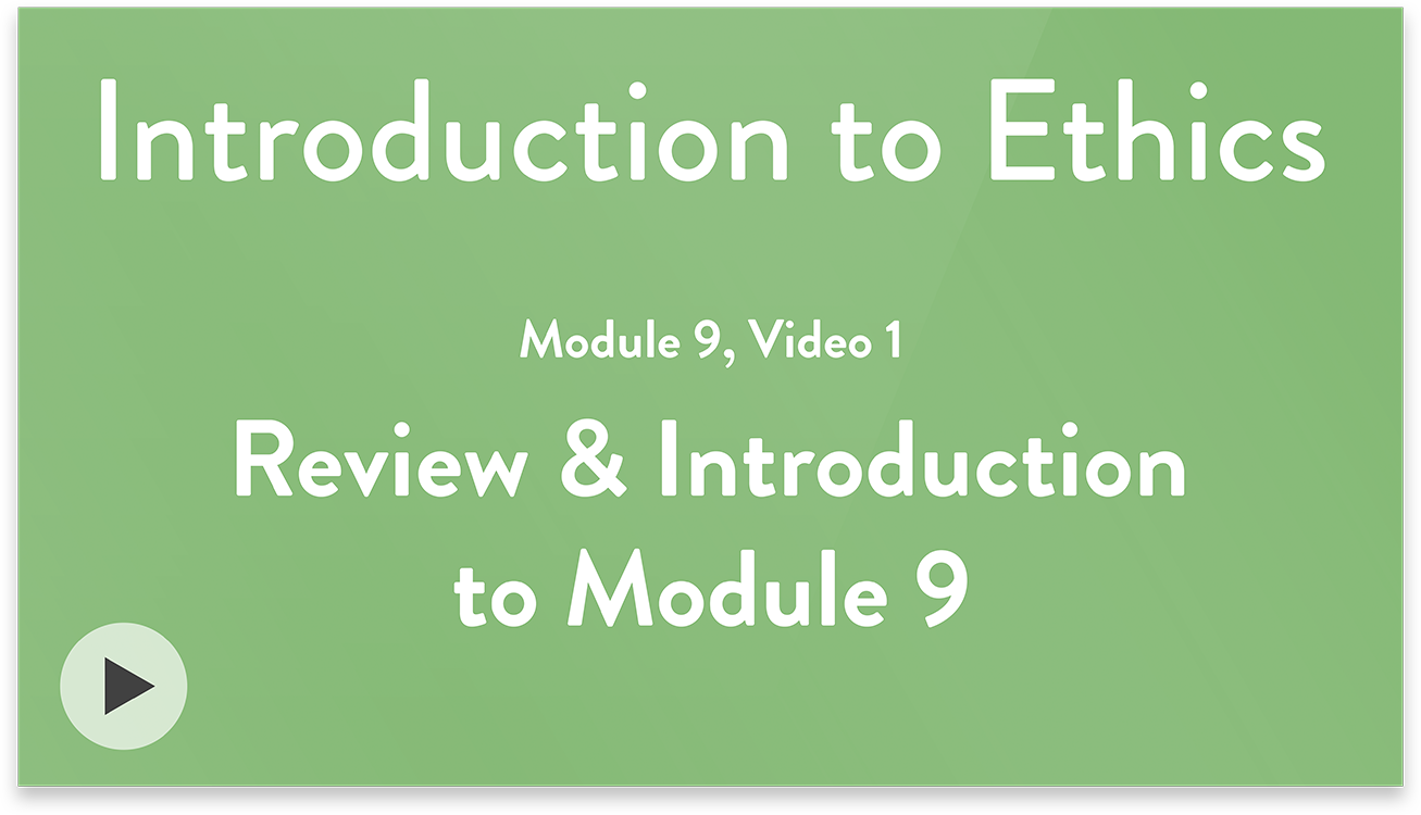 Video 1 for Module 9