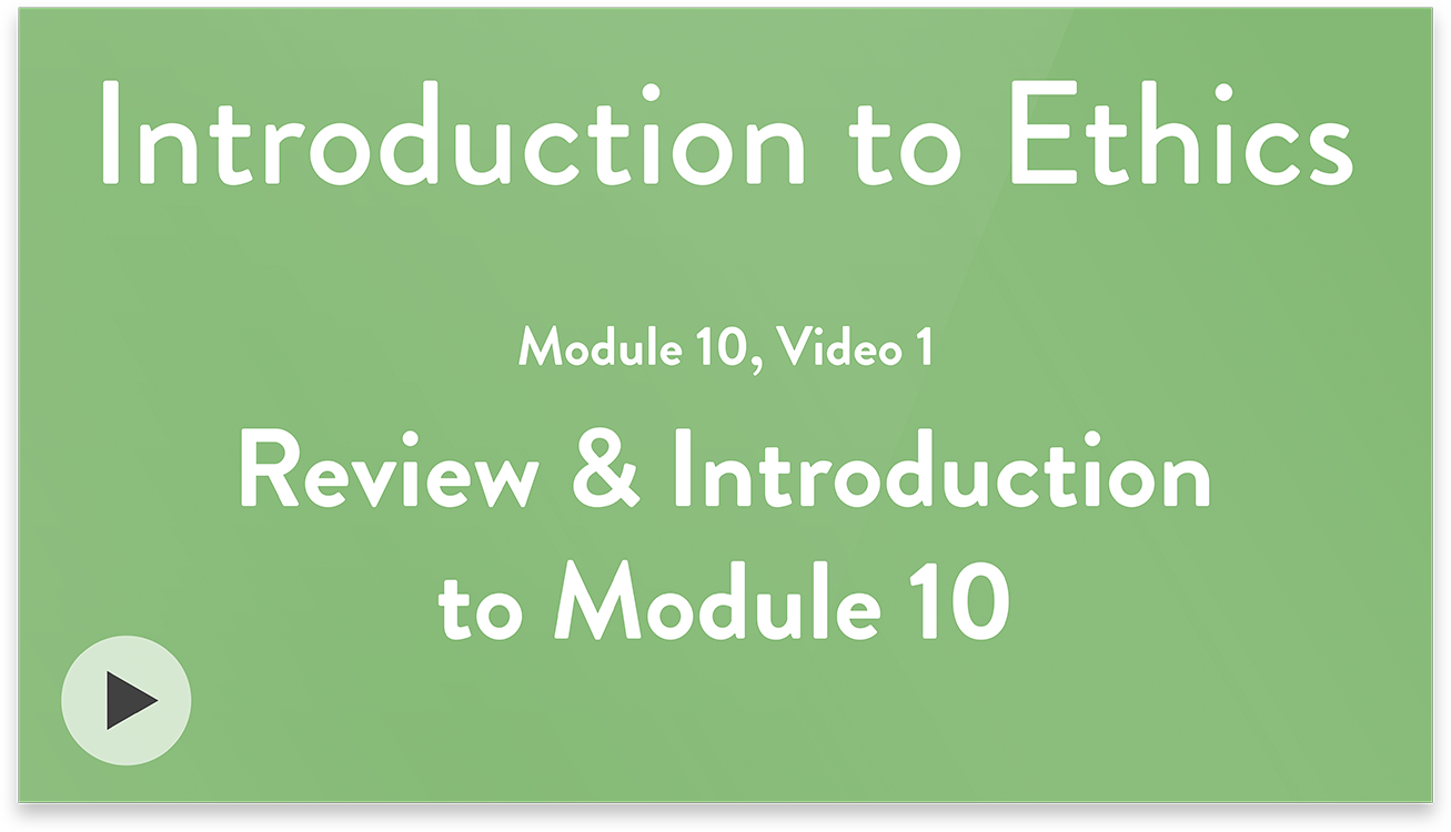 Video 1 for Module 10