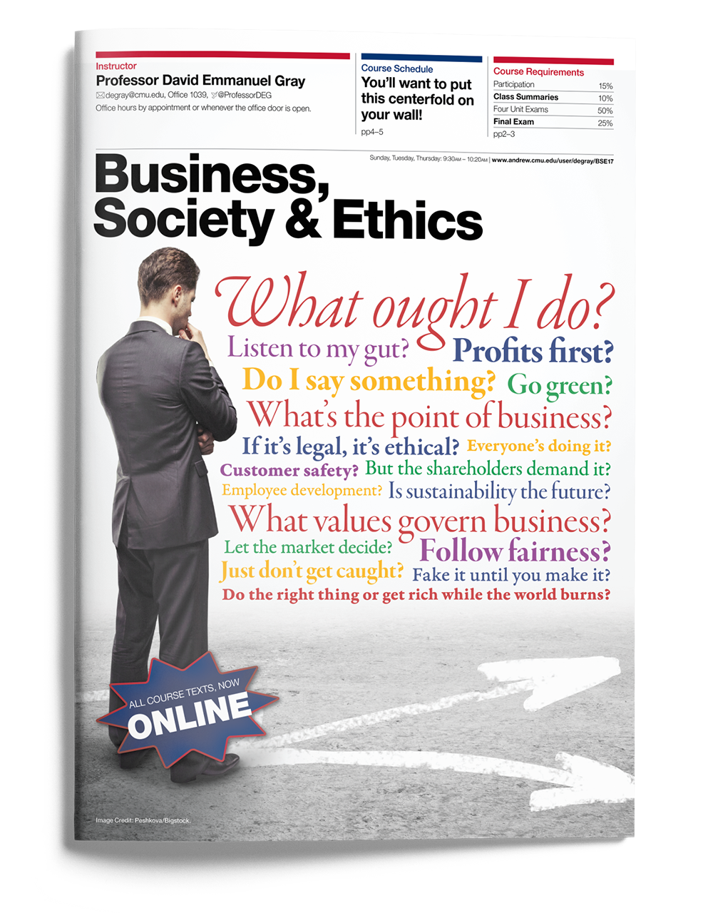 Business, Society & Ethics, Fall 2017