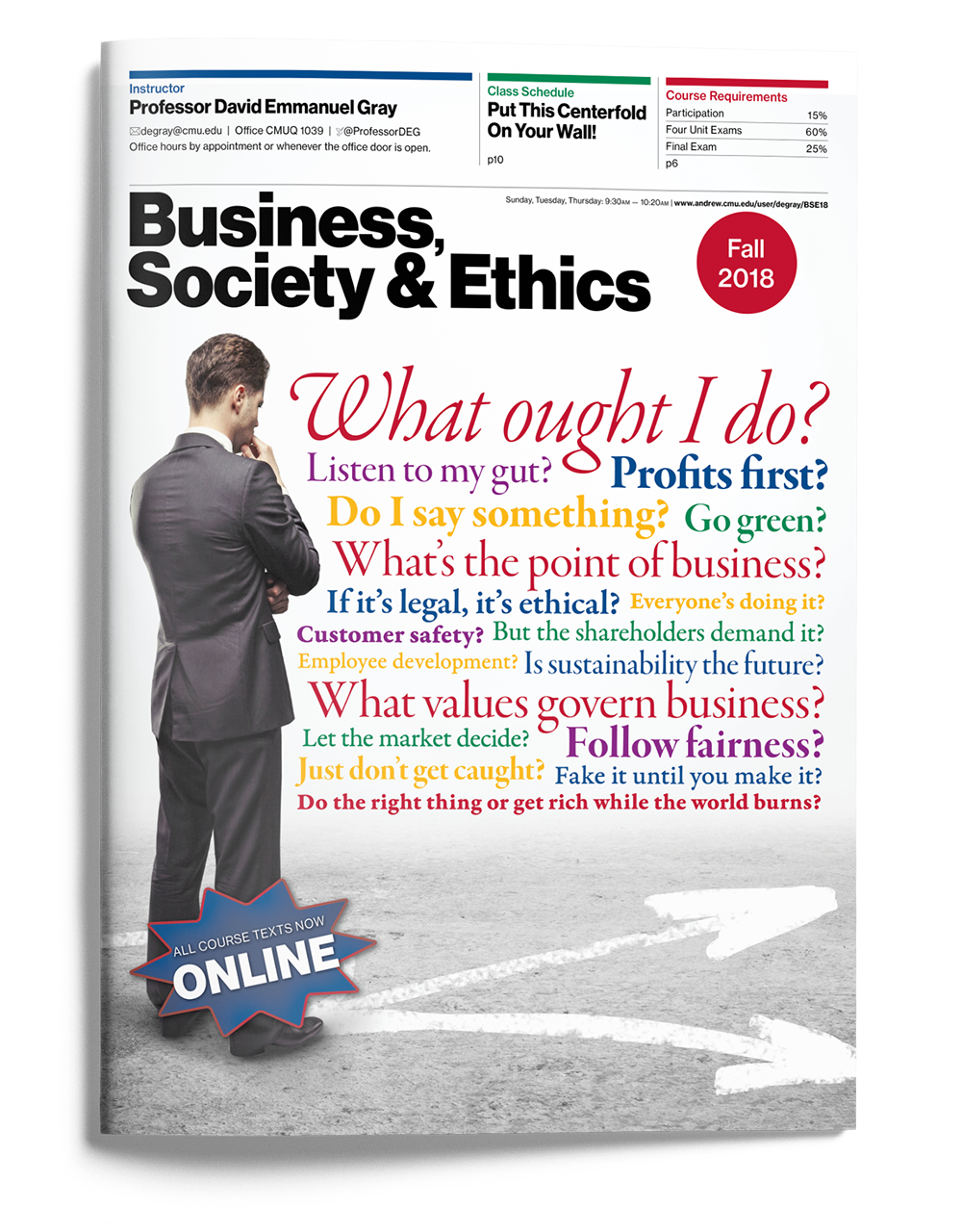 Business, Society & Ethics, Fall 2018