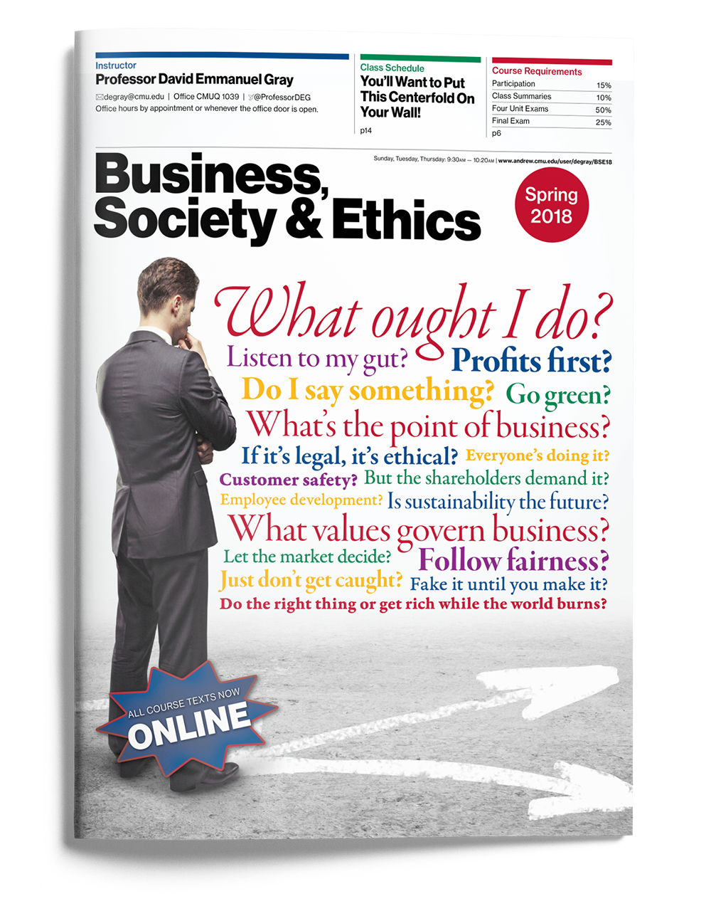 Business, Society & Ethics, Spring 2018