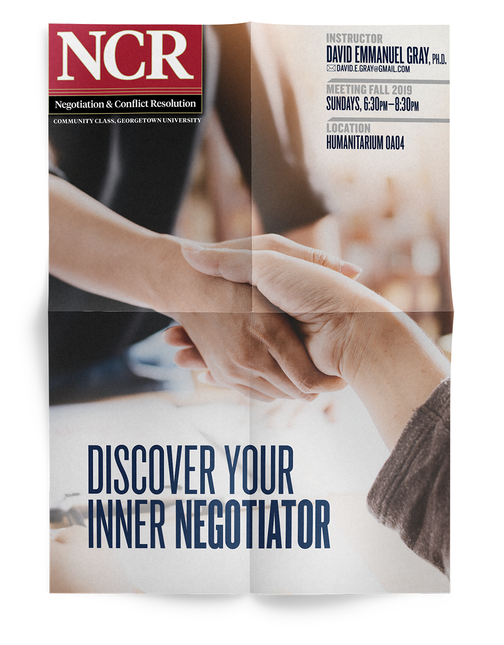 Negotiation & Conflict Resolution, Fall 2019